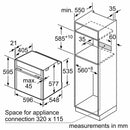 GRADE A2 - Neff N70 B54CR31G0B Slide and Hide Electric Oven - Graphite Grey