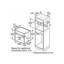 Grade B Neff N70 Slide & Hide B54CR71G0B 60cm Single Built In Electric Oven Graphite Grey