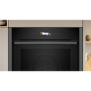 Grade B Neff N70 Slide & Hide B54CR71G0B 60cm Single Built In Electric Oven Graphite Grey