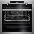Grade B AEG BPS551020M 60cm Single Built In Electric Oven Stainless Steel