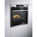 Grade B AEG BPS551020M 60cm Single Built In Electric Oven Stainless Steel