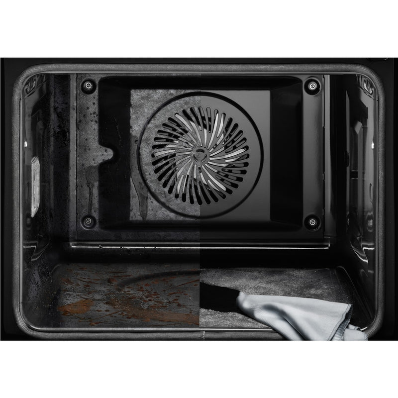 Grade B AEG BPS551020M 60cm Single Built In Electric Oven Stainless Steel