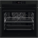 Grade B AEG 7000 Series BSE778380T SteamCrisp Pyrolytic Self-Cleaning Single Oven with Food Probe - Matt Black