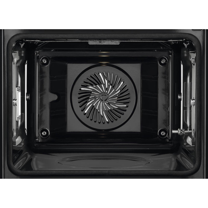 Grade B AEG 7000 SteamCrisp BSE778380T 60cm Single Built In Electric Oven With Pyrolytic Cleaning Matt Black