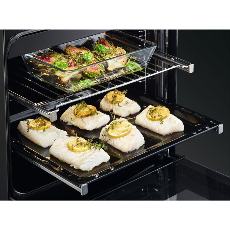 Grade A AEG CCX1530ACB 55cm Electric Cooker Black
