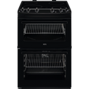 Grade B AEG CCX6501ACB 60cm Double Oven Electric Ceramic Cooker Black