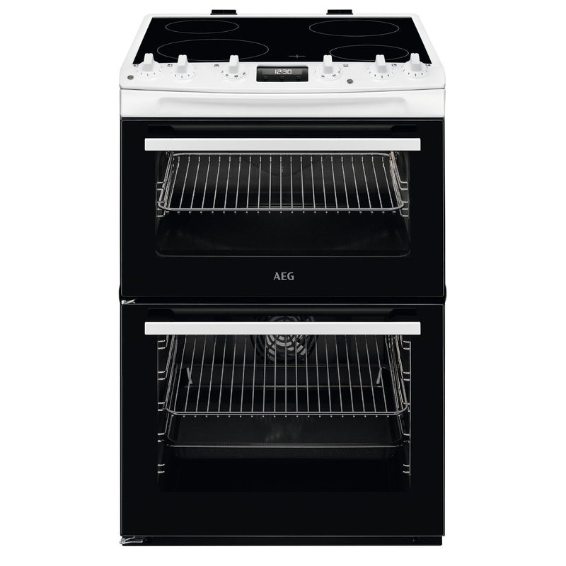 Grade B AEG CCX6540ACW Freestanding cooker Electric Ceramic White A