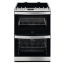Grade B AEG 60cm Double Oven Electric Induction Full - Stainess Steel