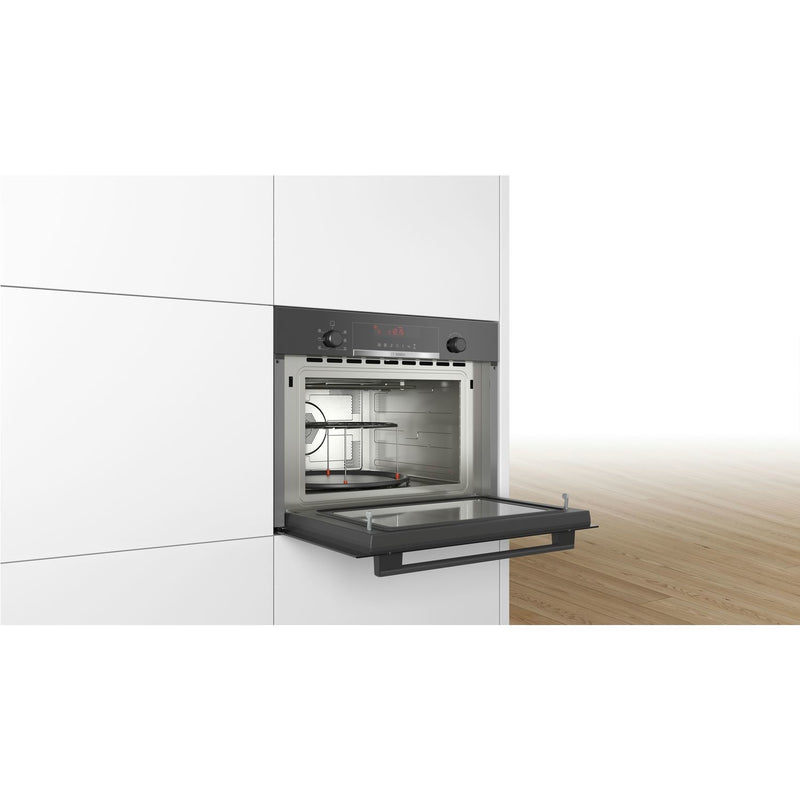 Grade A Bosch Serie 4 CMA583MB0B Built In 44L with Grill Combination Microwave Oven Black