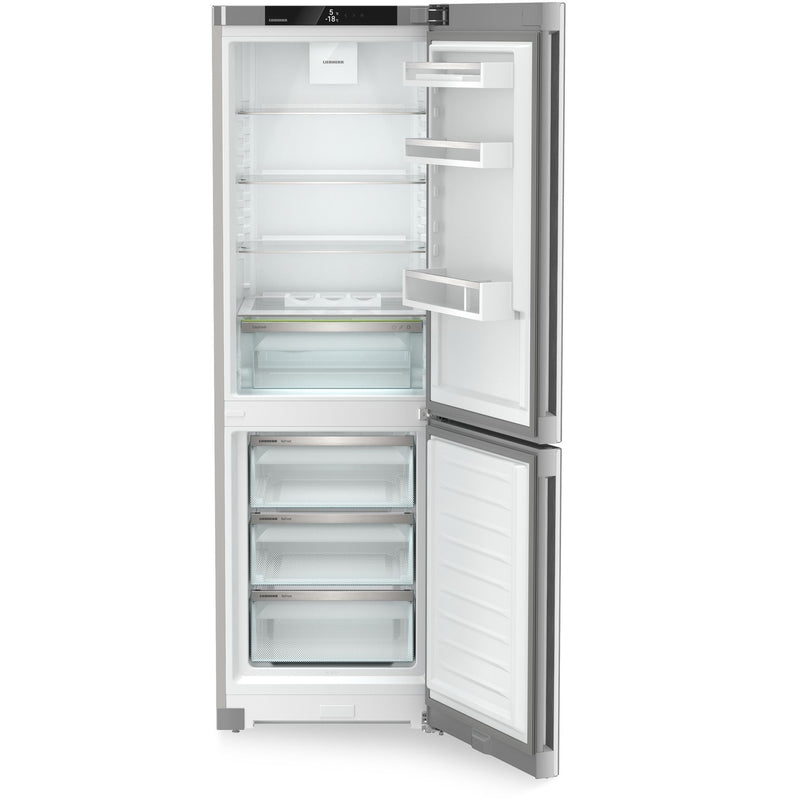 Grade B Liebherr CNsfd5203 Freestanding 330 Litre 60/40 Frost Free Fridge Freezer With Easy Fresh Silver