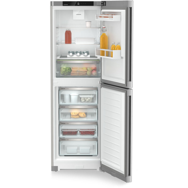 Grade B Liebherr CNSFD5204 Freestanding 319 Litre 50/50 Frost Free Fridge Freezer With Easy Fresh Silver