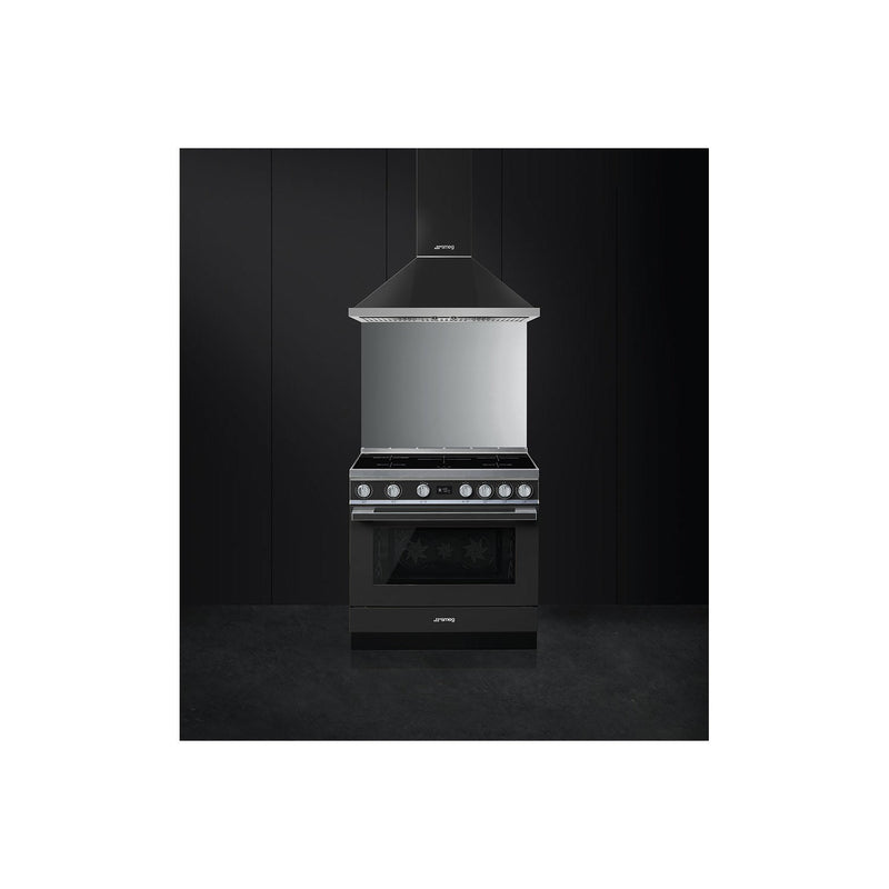Grade C Smeg Portofino CPF9IPAN 90cm Pyrolytic Induction Range Cooker Grey