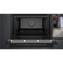 Grade A Siemens iQ700 Built-in Compact Oven with Steam Function - Black