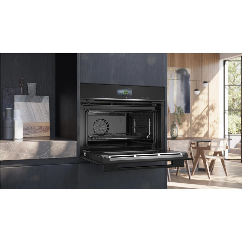 Grade B Siemens iQ700 CS736G1B1 Compact Oven with Steam Function Black
