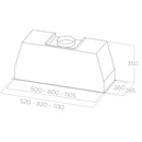 Grade B Elica Pro CT-35-90 90cm Canopy Cooker Hood Stainless Steel