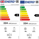 GRADE A2 - Liebherr 296 Litre 70/30 Freestanding Fridge Freezer - Silver