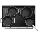 Grade C Smeg Concert 90cm Induction Range Cooker - Black