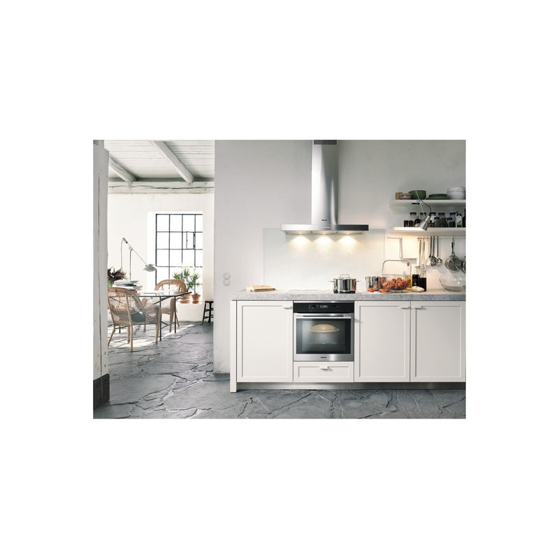 Grade B Miele DAPUR98W 90cm Slimline Chimney Cooker Hood Stainless Steel