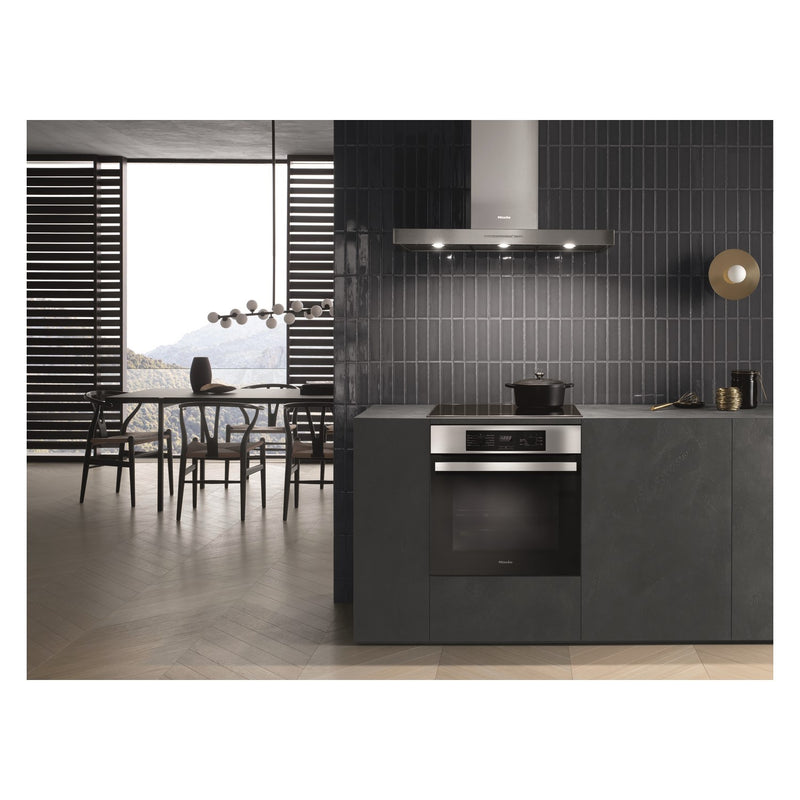 Grade B Miele DAPUR98W 90cm Slimline Chimney Cooker Hood Stainless Steel