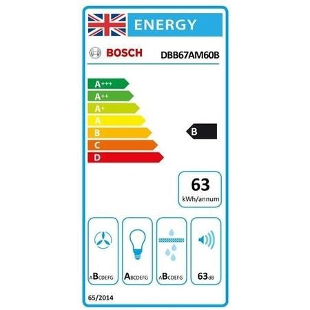 Grade C Bosch Serie 6 DBB67AM60B 60cm Canopy Cooker Hood