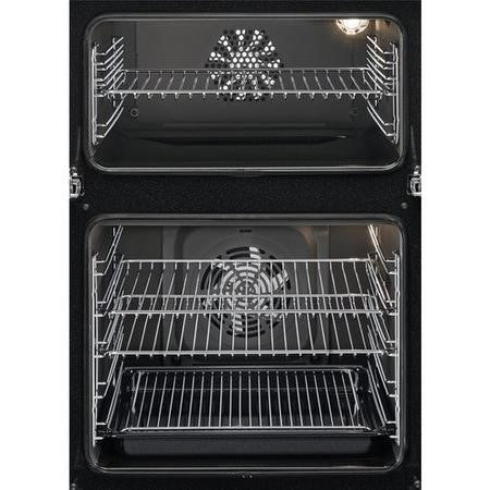 GRADE A1 - AEG 6000 Series DCE731110M Built-In Electric Double Oven - Stainless Steel