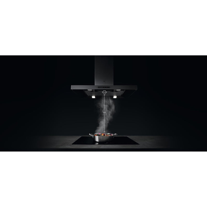 Grade A AEG DGE5661HB 54cm Canopy Cooker Hood Black