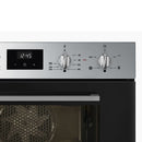 Grade B Smeg Cucina Built In Double Oven - Black
