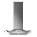 Grade B AEG 3000 Series DTX3840M 80cm Curved Glass Chimney Cooker Hood Stainless Steel