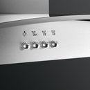 Grade B AEG 3000 Series DTX3840M 80cm Curved Glass Chimney Cooker Hood Stainless Steel
