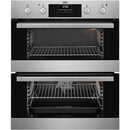 Grade A AEG DUB331110M 60cm Double Built Under Electric Oven Stainless Steel