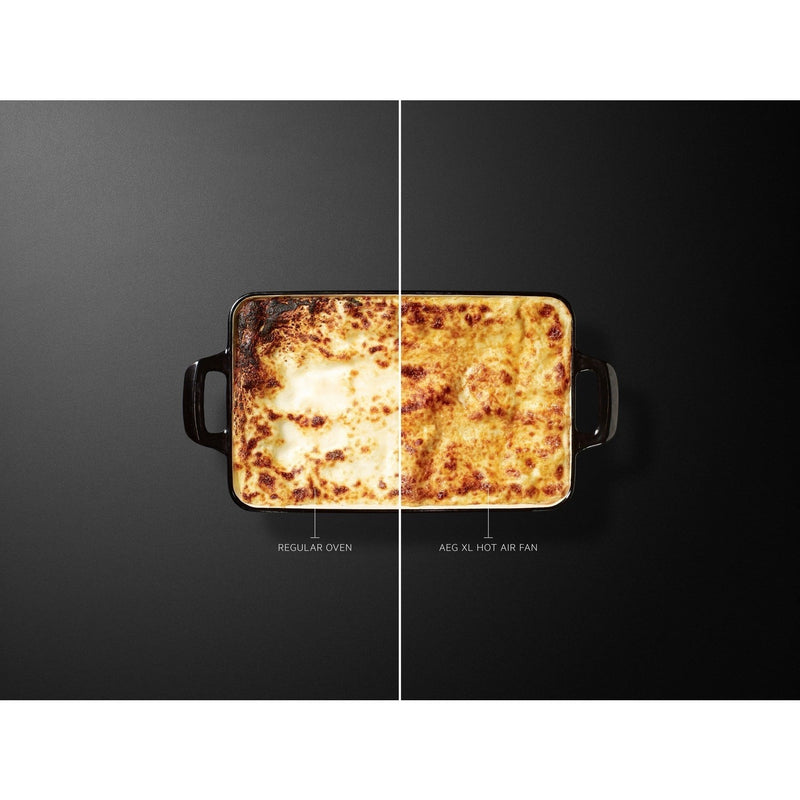 Grade B AEG 6000 Series Built-Under Electric Double Oven - Black