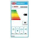 Grade B Bosch Series 2 DWK65DK60B 60cm Angled Chimney Cooker Hood Black