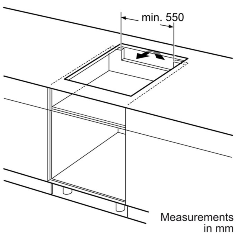 GRADE A1 - Siemens iQ500 80cm 5 Zone Induction Hob