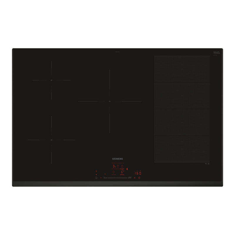 Grade A Siemens iQ700 Series EX851HVC1E 80cm 5 Zone Induction Hob Black