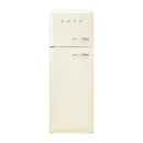 Grade B Fifties Style Left Hand Hinge Top Mount Fridge Freezer - Cream
