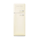 GRADE A2 - Smeg 294 Litre Fifties Style Left Hand Hinge 70/30 Fridge Freezer - Cream