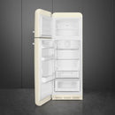 GRADE A2 - Smeg 294 Litre Fifties Style Left Hand Hinge 70/30 Fridge Freezer - Cream