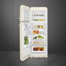 Grade B Smeg 294 Litre Fifties Style Left Hand Hinge 70/30 Fridge Freezer - Cream