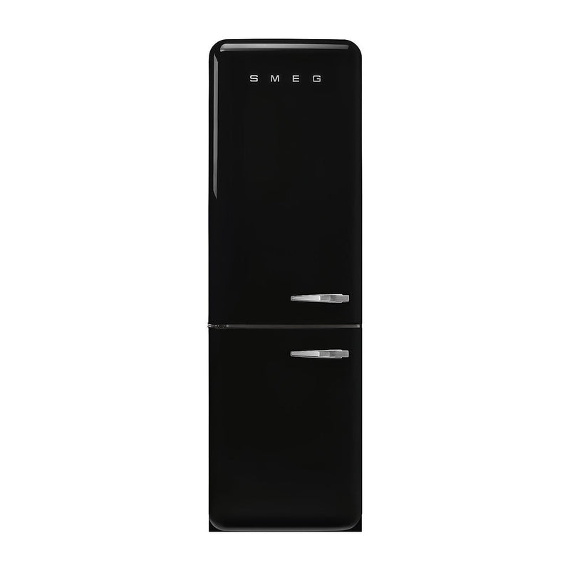Grade B Smeg FAB32LBL5UK Freestanding 331 Litre 60/40 Frost Free Fridge Freezer Black