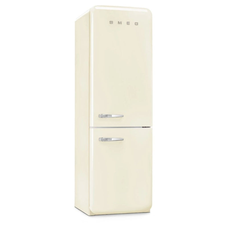 Grade A Smeg FAB32RCR5UK Freestanding 331 Litre 50's Style 60/40 Frost Free Fridge Freezer Cream