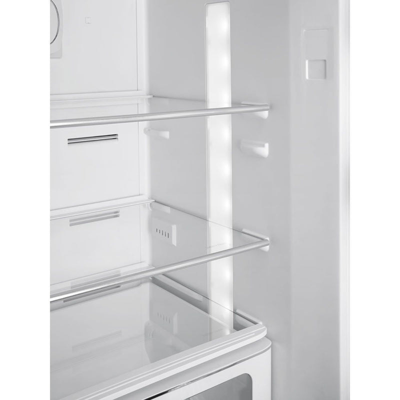 Grade A Smeg FAB32RCR5UK Freestanding 331 Litre 50's Style 60/40 Frost Free Fridge Freezer Cream