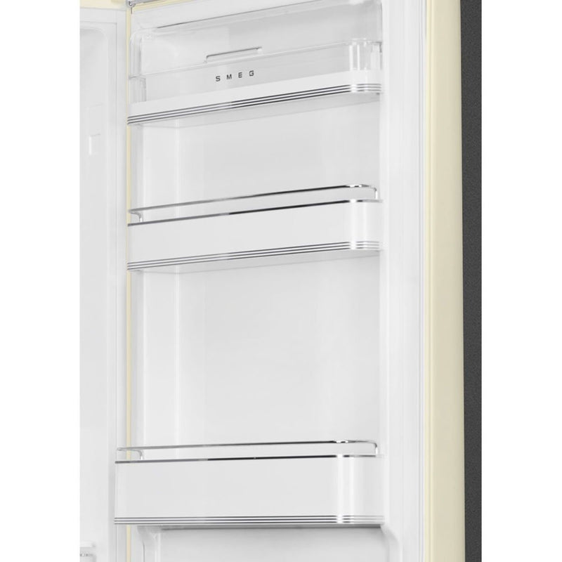 Grade A Smeg FAB32RCR5UK Freestanding 331 Litre 50's Style 60/40 Frost Free Fridge Freezer Cream