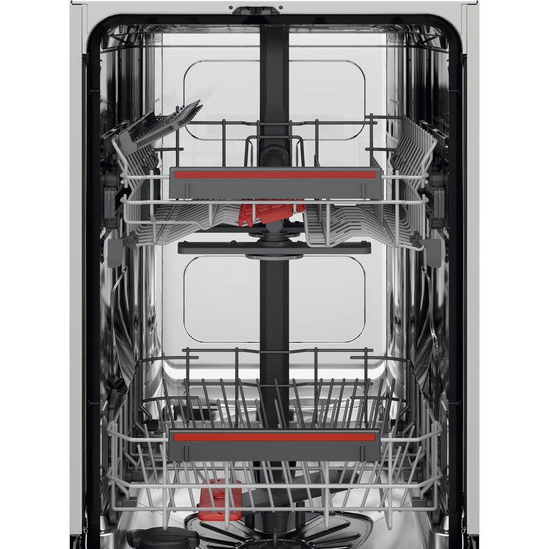 Grade A AEG Series 6000 FFB62417ZW Freestanding 9 Place Slimline Dishwasher White