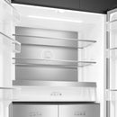 Grade B Smeg 522 Litre Four Door Freestanding American Fridge Freezer - Dark Inox