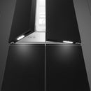 Grade B Smeg 522 Litre Four Door Freestanding American Fridge Freezer - Dark Inox