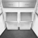 Grade B Smeg 522 Litre Four Door Freestanding American Fridge Freezer - Dark Inox