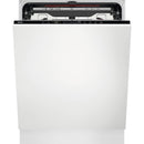 Grade B AEG Fully integrated 60cm GlassCare, 14ps, 160 Minutes, 60 Minutes, 90 Minutes; AUTO Sense, Eco, Machine Care, Quick 30 Minutes, black control panel, A rated