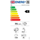GRADE A2 - AEG 6000 SatelliteClean Integrated Dishwasher - C-Rated, Black control panel