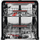 GRADE A2 - AEG 6000 SatelliteClean Integrated Dishwasher - C-Rated, Black control panel