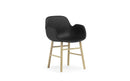 Normann Copenhagen Form Armchair Full Upholstery Oak Ultra Leather